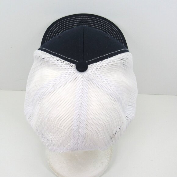 Dep Ag Services Embroidered Logo Men's Trucker Style Mesh Back Snapback Cap Hat - Picture 5 of 8